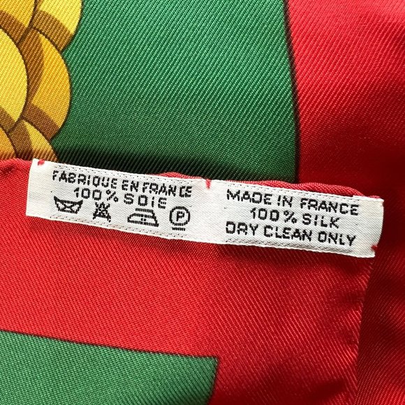 HERMES 100% Silk KOSMIMA Carre “35x35”/90cm Scarf #1343 - Picture 6 of 6